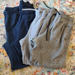 Men's/Junior Blue and Gray Joggers. 4 Pair For $20.